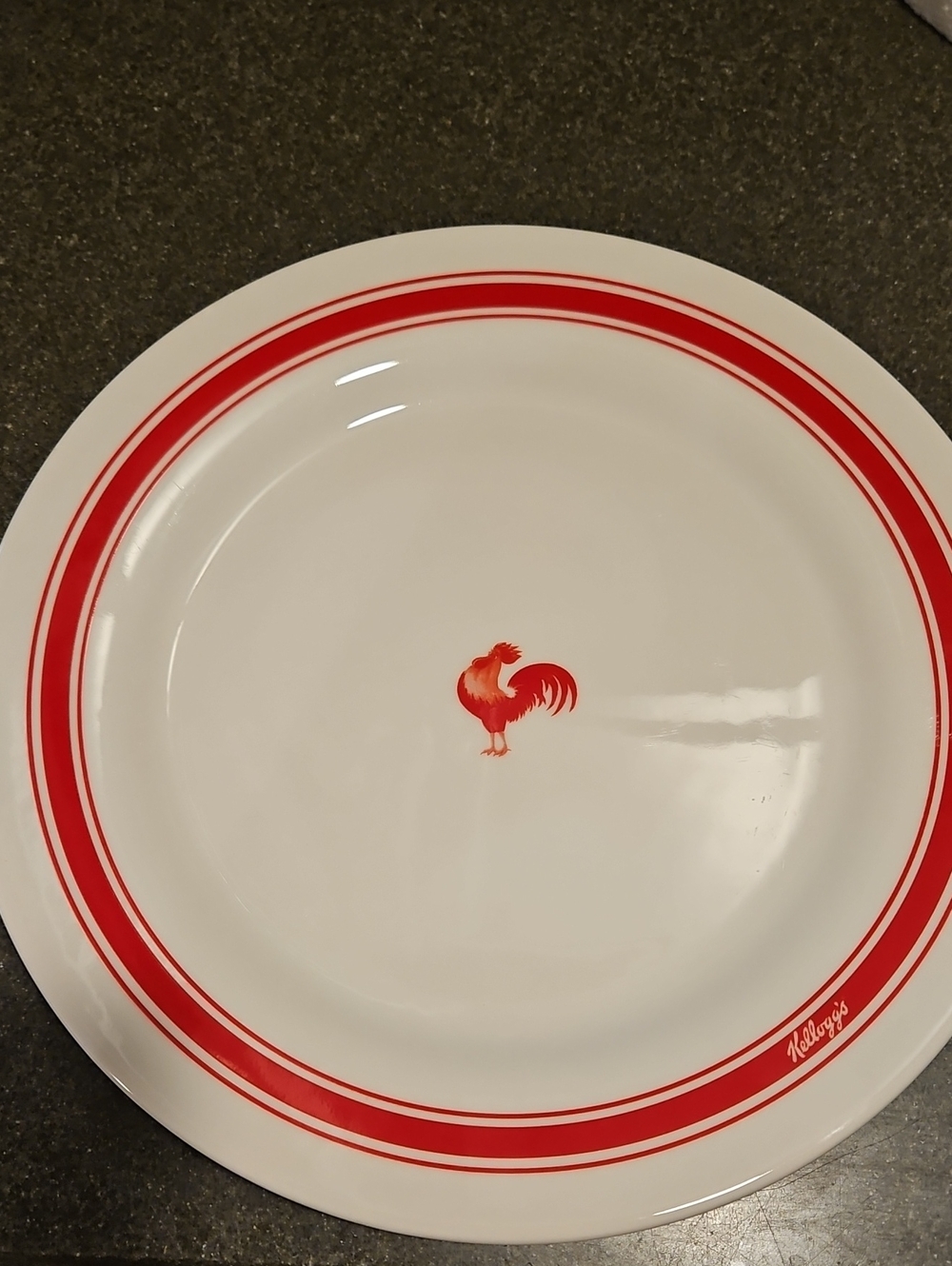 Vintage Style Kellogg's Dinner Plate